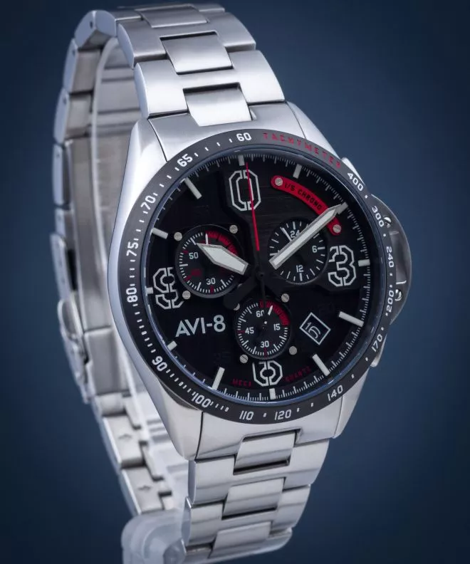 Orologio da Uomo AVI-8 P-51 Mustang Blakeslee Chronograph Legion AV-4077-11