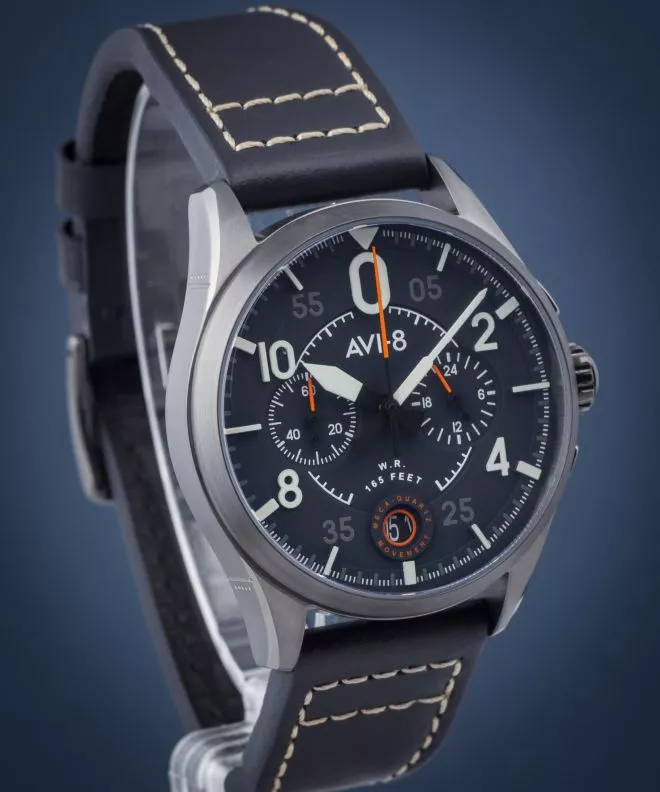 Orologio da Uomo AVI-8 Spitfire Lock Chronograph Channel Blue AV-4089-04