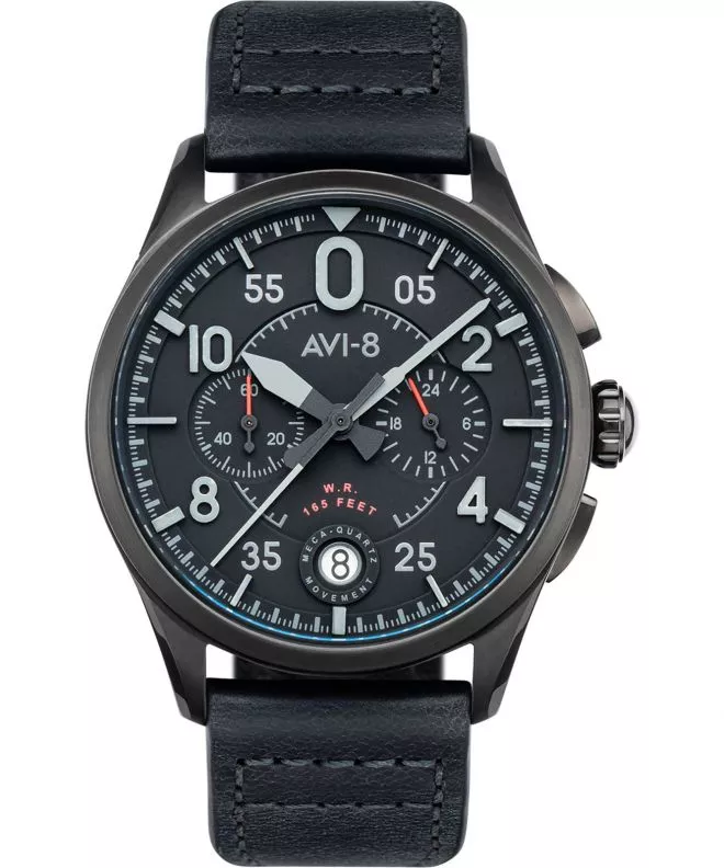 Orologio da Uomo AVI-8 Spitfire Lock Chronograph Slate Black AV-4089-03