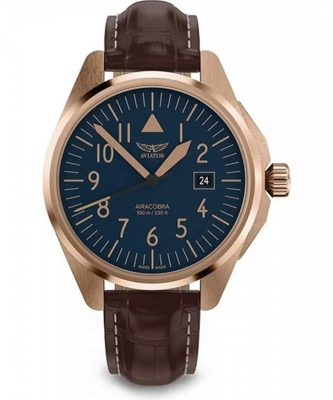 Orologio da Uomo Aviator Airacobra 43 Type A V.1.38.2.318.4