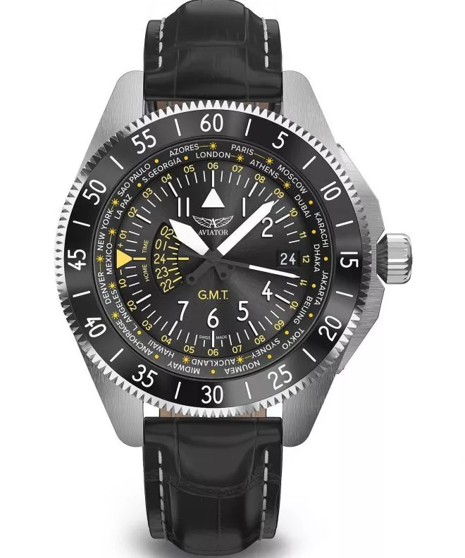 Orologio da Uomo Aviator Airacobra GMT V.1.37.0.307.4