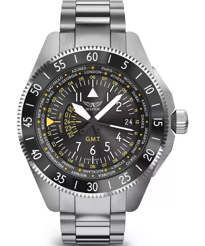 Orologio da Uomo Aviator Airacobra GMT V.1.37.0.307.5