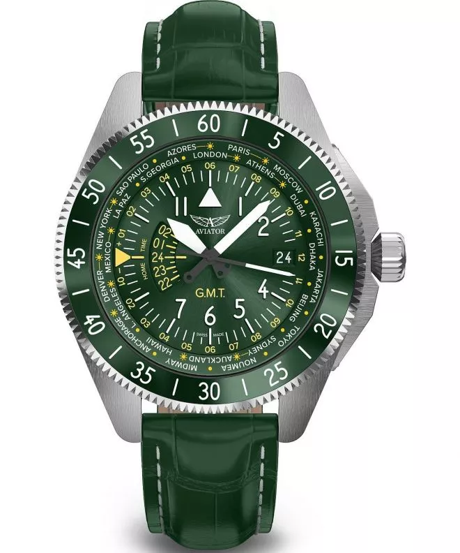 Orologio da Uomo Aviator Airacobra GMT V.1.37.0.309.4