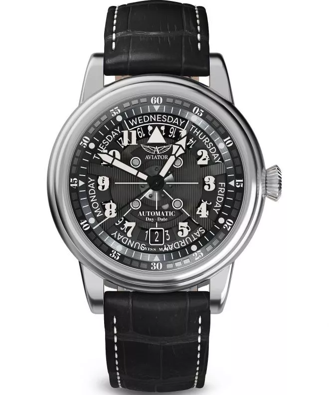 Orologio da Uomo Aviator Douglas Day-Date Meca 41 V.3.36.0.284.4
