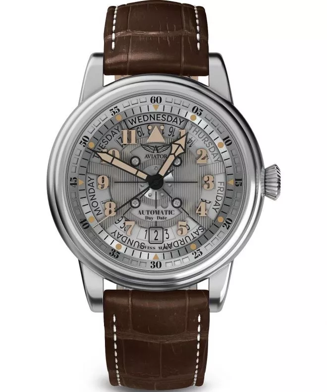 Orologio da Uomo Aviator Douglas Day-Date Meca 41 V.3.36.0.286.4