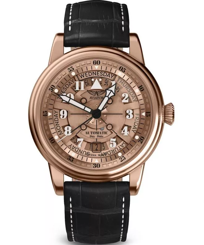 Orologio da Uomo Aviator Douglas Day-Date Meca 41 V.3.36.2.288.4