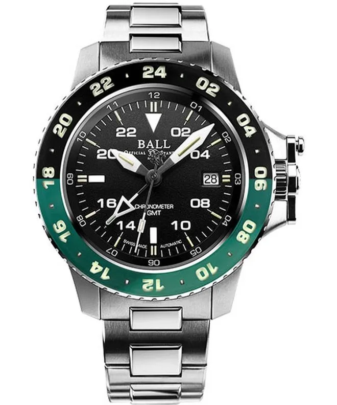 Orologio da Uomo Ball AeroGMT II Automatic Chronometer DG2118C-S11C-BK
