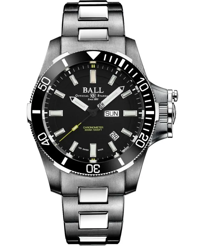 Orologio da Uomo Ball Engineer Hydrocarbon Submarine Warfare Ceramic Automatic Chronometer DM2236A-SCJ-BK