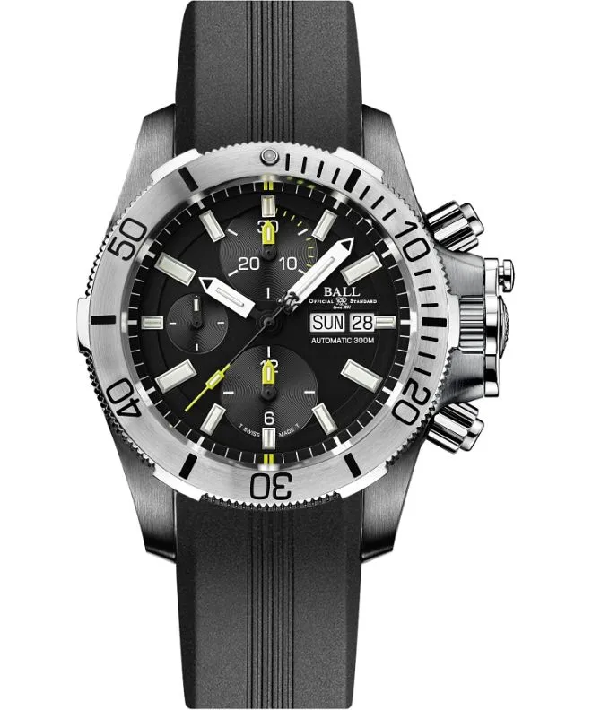 Orologio da Uomo Ball Engineer Hydrocarbon Submarine Warfare Titanium Automatic Chronograph DC2276A-PJ-BK