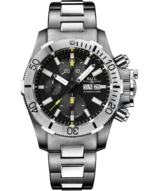Orologio da Uomo Ball Engineer Hydrocarbon Submarine Warfare Titanium Automatic Chronograph DC2276A-SJ-BK