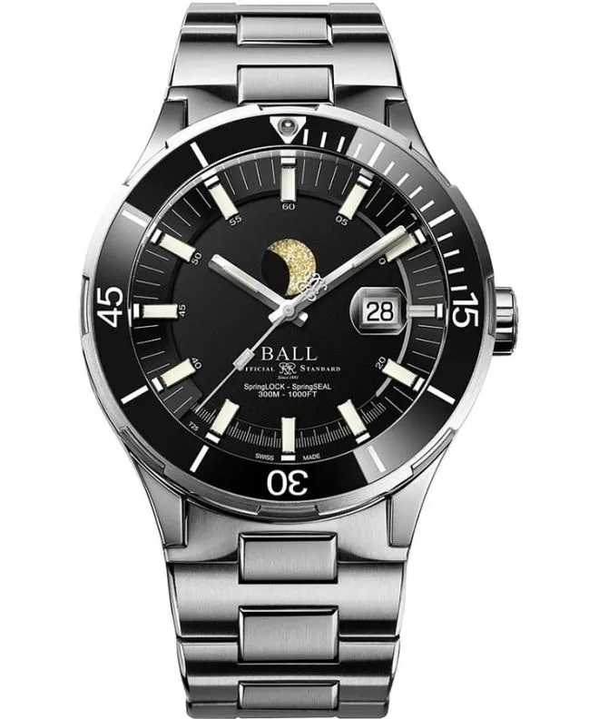 Orologio da Uomo Ball Roadmaster Challenger Moonphase Limited Edition DM3150B-S13J-BK
