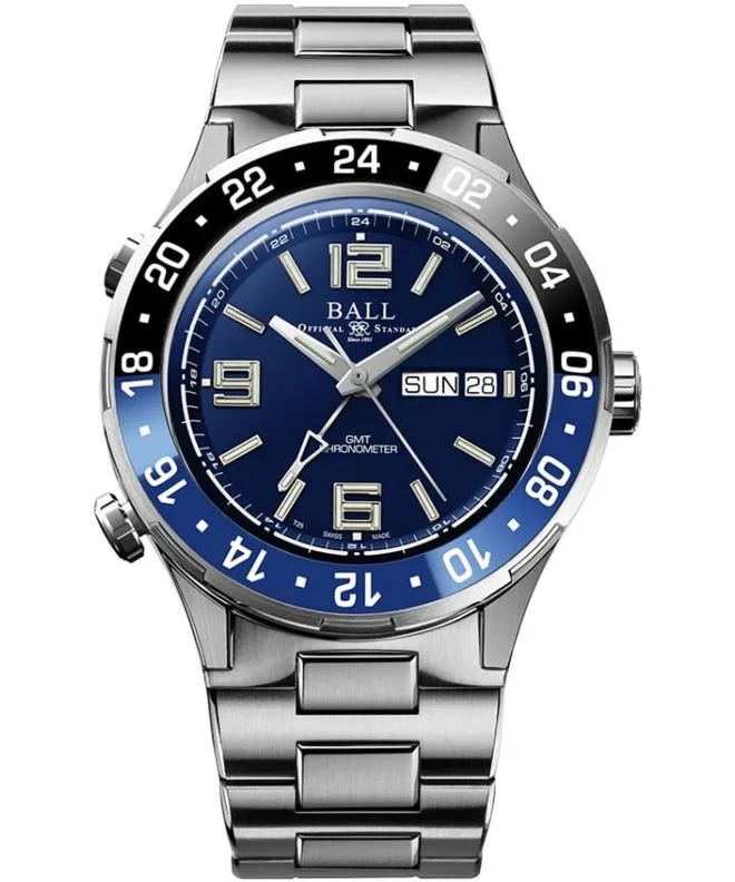Orologio da Uomo Ball Roadmaster Marine GMT Titanium Automatic Limited Edition DG3000A-S1CJ-BE