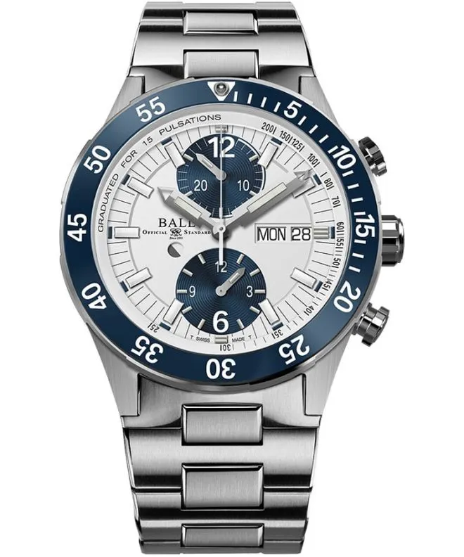 Orologio da Uomo Ball Roadmaster Rescue Chronograph Limited Edition DC3030C-S1-WH