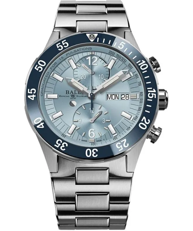 Orologio da Uomo Ball Roadmaster Rescue Ice Blue Chronograph Limited Edition DC3030C-S3-IBE