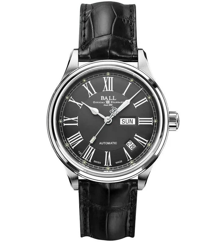 Orologio da Uomo Ball Trainmaster Roman Automatic NM1058D-L4J-GY