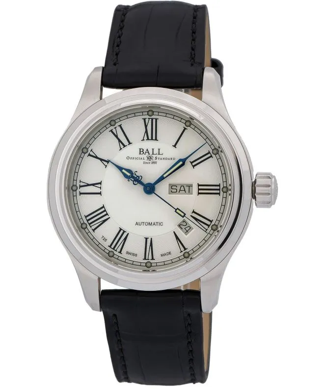 Orologio da Uomo Ball Trainmaster Roman Automatic NM1058D-L4J-WH