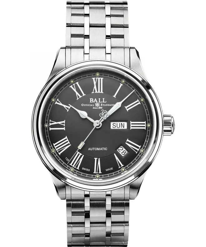 Orologio da Uomo Ball Trainmaster Roman Automatic NM1058D-S4J-GY
