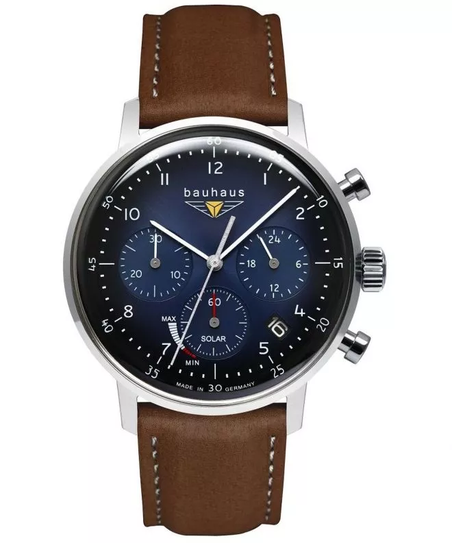 Orologio da Uomo Bauhaus Classic Power Reserve Solar Chronograph 2086-3