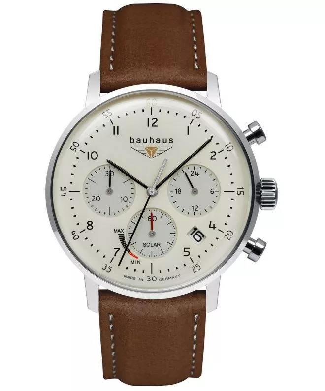 Orologio da Uomo Bauhaus Classic Power Reserve Solar Chronograph 2086-5