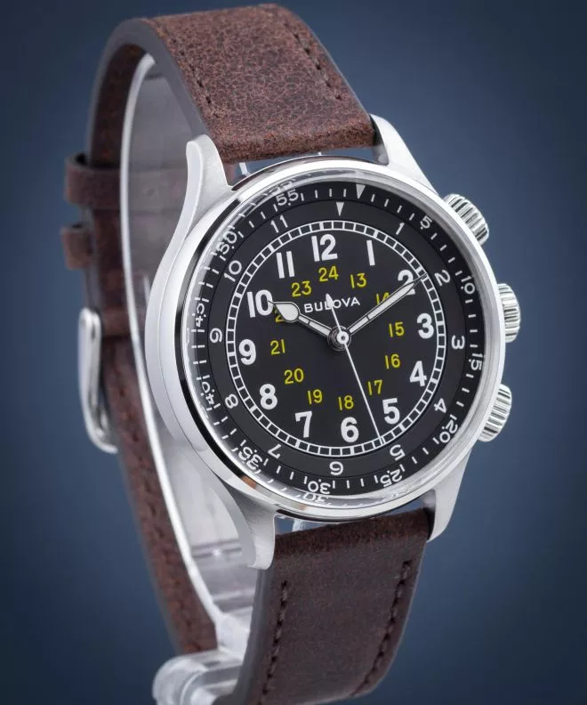 Orologio da Uomo Bulova A-15 Pilot Automatic 96A245