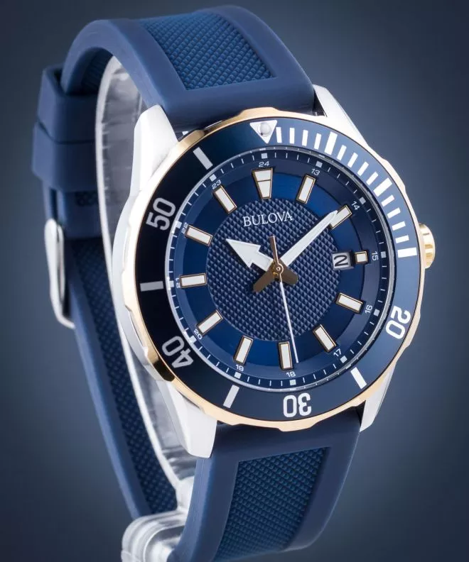 Orologio da Uomo Bulova Diver Gold Blue 100m 98B345
