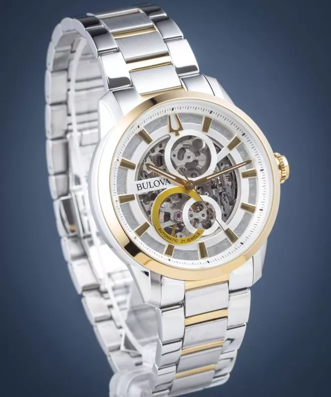 Orologio da Uomo Bulova Classic Skeleton Automatic 98A214