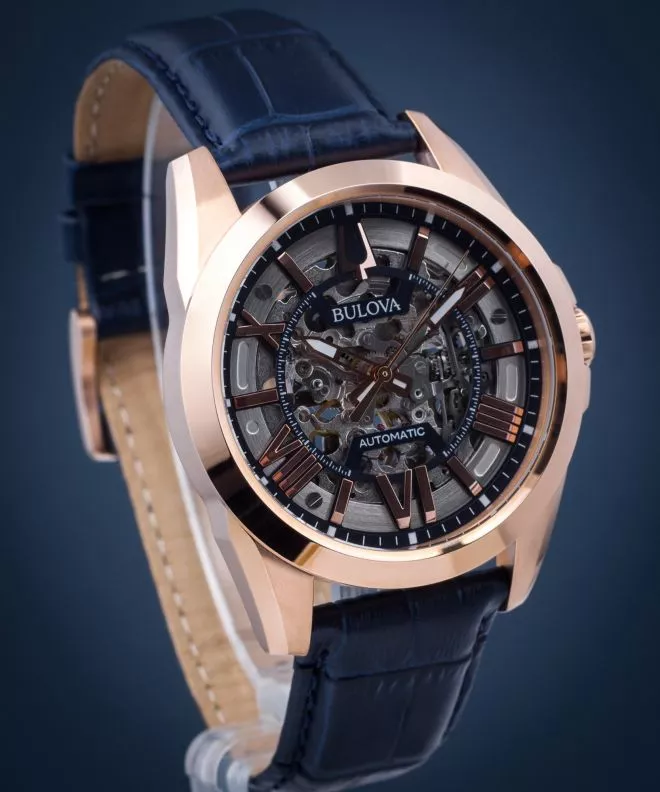 Orologio da Uomo Bulova Classic Sutton Skeleton Automatic 97A161