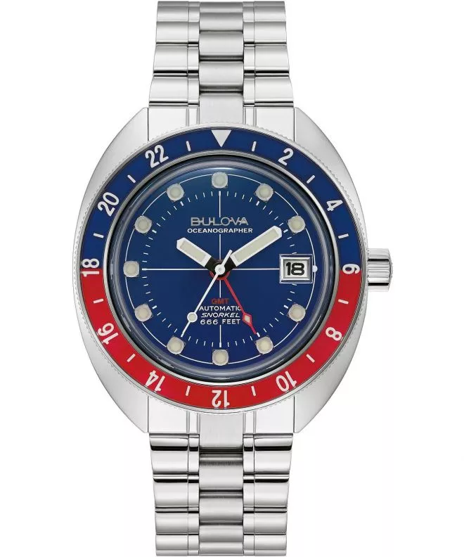 Orologio da Uomo Bulova Oceanographer GMT Automatic 96B405