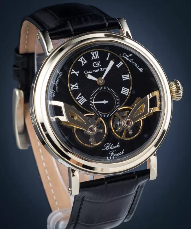 Orologio da Uomo Carl von Zeyten Carl von Zeyten Black Forest Automatic CVZ0017GBK