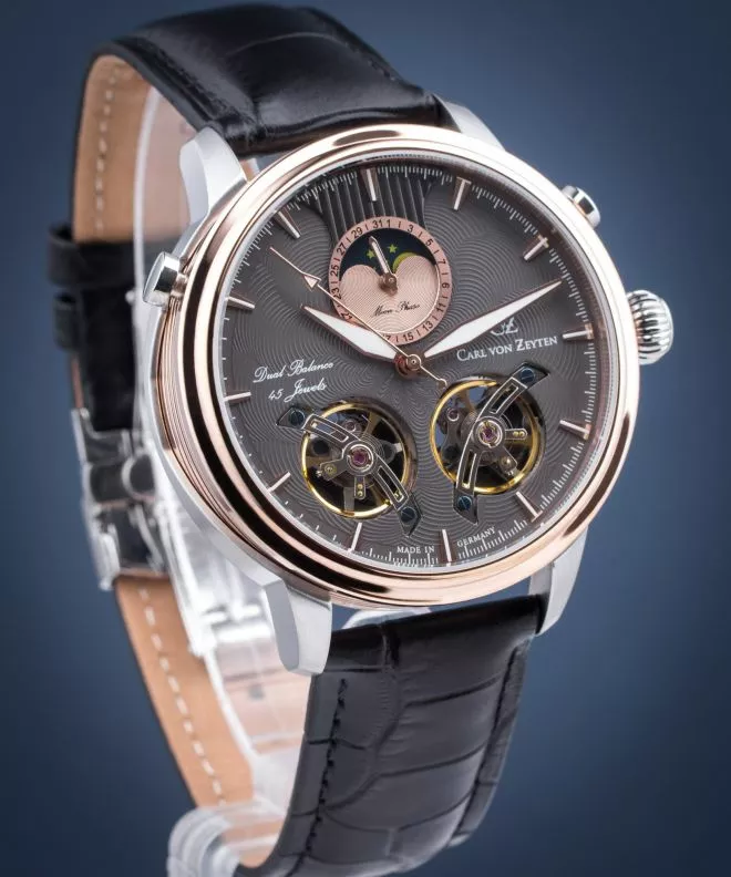 Orologio da Uomo Carl von Zeyten Durbach Twin Balance Automatic CVZ0060RGU