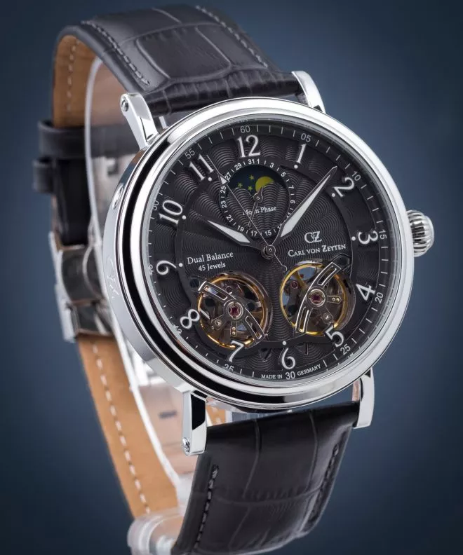 Orologio da Uomo Carl von Zeyten Gernsbach Automatic Moon Phase CVZ0054GY