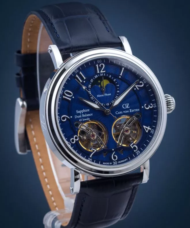 Orologio da Uomo Carl von Zeyten Murg Twin Balance Automatic CVZ0054BLS