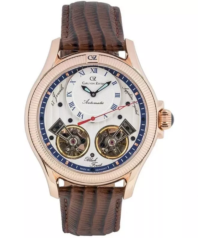 Orologio da Uomo Carl von Zeyten Waldhaus Automatic Black Forest CVZ0084RWHS