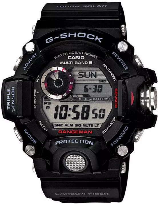 Orologio da Uomo G-SHOCK Casio Rangeman GW-9400-1ER (GW-9400-1)