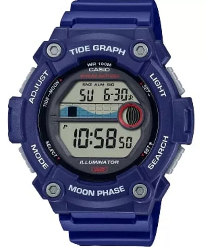 Orologio da Uomo Casio Moon Phase WS-1300H-2AVEF