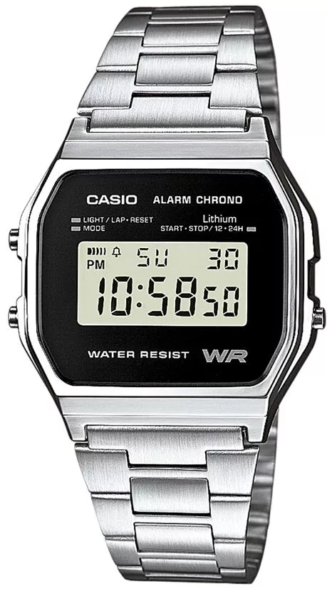 Orologio da Uomo Casio Vintage Silver A158WEA-1EF