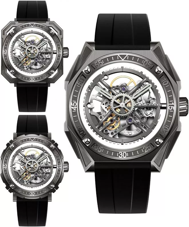 Orologio da Uomo Ciga Design M Series Magician Titanium SET M051-TT01-W6B