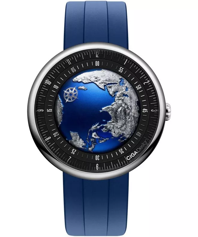 Orologio da Uomo Ciga Design U Series Blue Planet II Automatic GPHG 2021 U038-SU01-6U