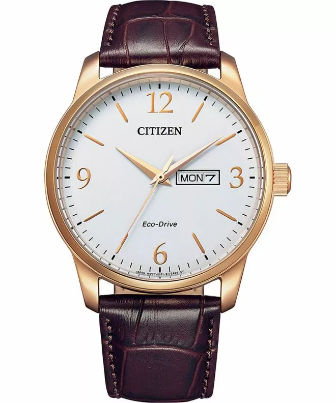 Orologio da Uomo Citizen Leather Eco-Drive BM8553-16AC (BM8553-16AE)