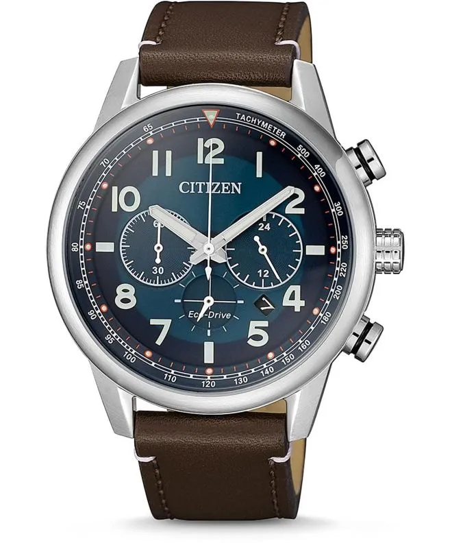 Orologio da Uomo Citizen Leather Eco-Drive Chronograph CA4420-13L
