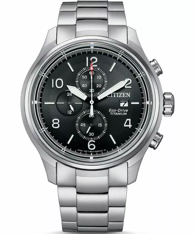 Orologio da Uomo Citizen Titanium Eco-Drive Chrono CA0810-88E