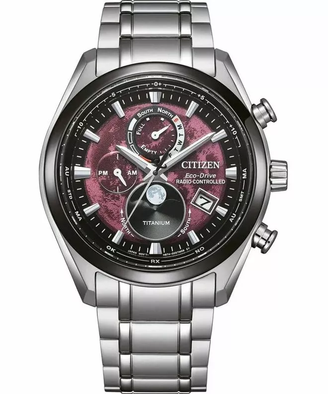 Orologio da Uomo Citizen Tsukiyomi Radio Controlled Moonphase BY1018-80X