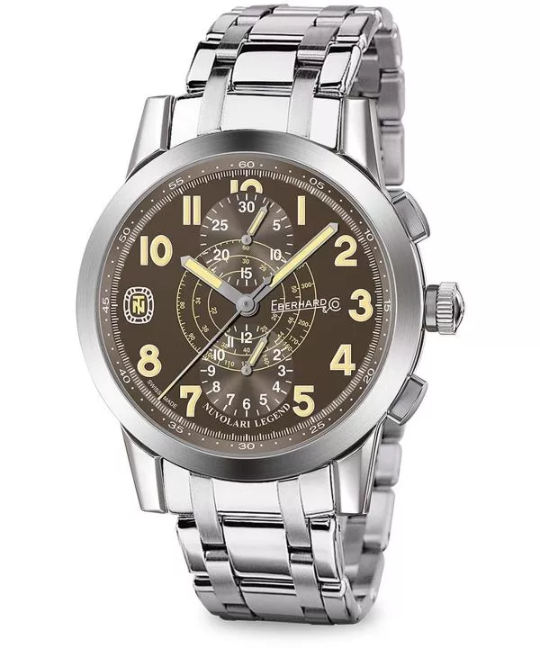 Orologio da Uomo Eberhard Nuvolari Legend “The Brown Helmet” Automatic Chronograph 31138.02 CA