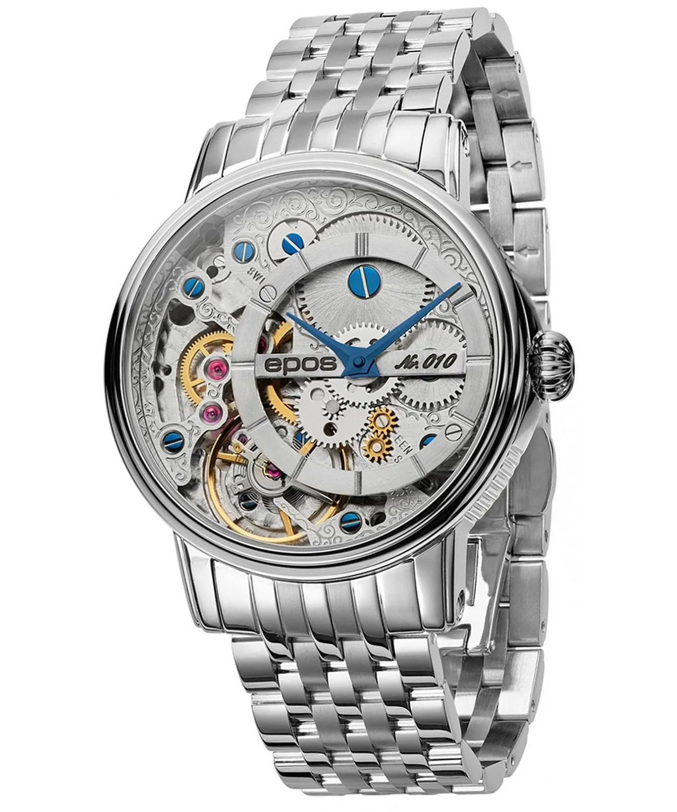 Orologio da Uomo Epos Oeuvre D'Art Verso Skeleton Limited Edition 3435.313.20.18.30