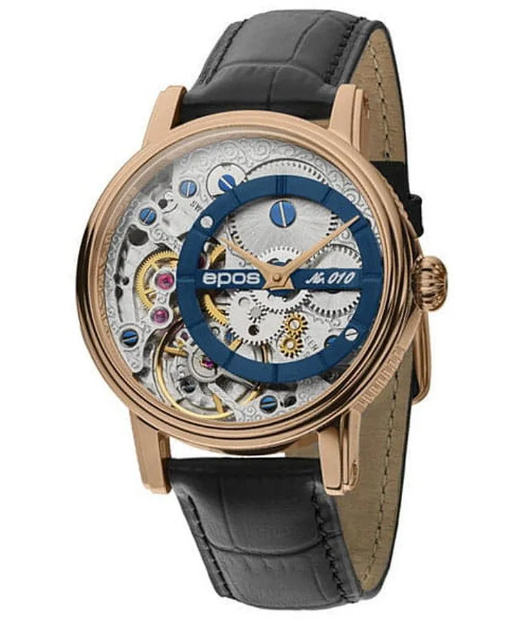 Orologio da Uomo Epos Oeuvre d'Art Verso 2 Skeleton Limited Edition 3435.313.24.16.25