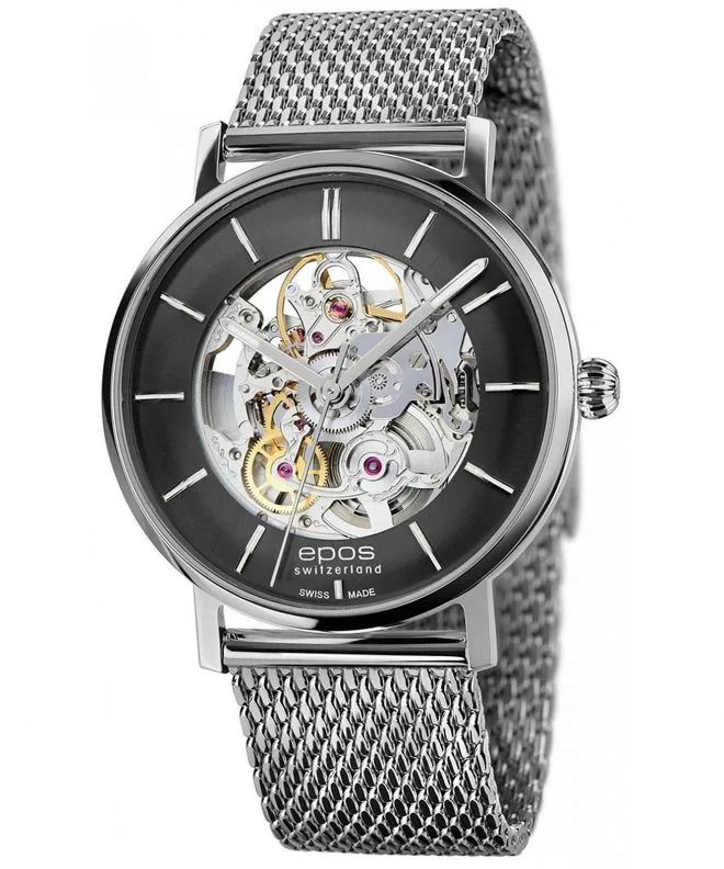 Orologio da Uomo Epos Originale Skeleton Automatic 3437.135.20.15.30