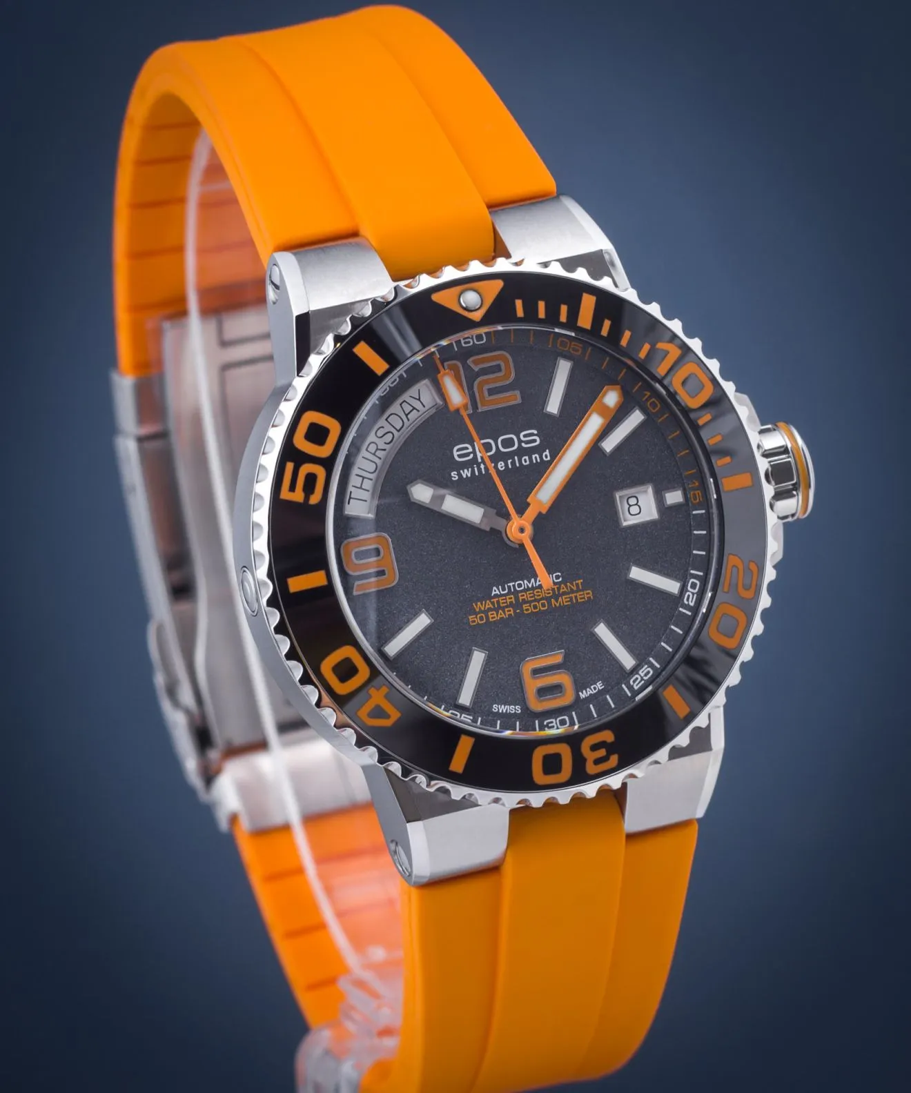 Orologio da Uomo Epos Sportive Day Date Diver Automatic 3441.142.99.92.52