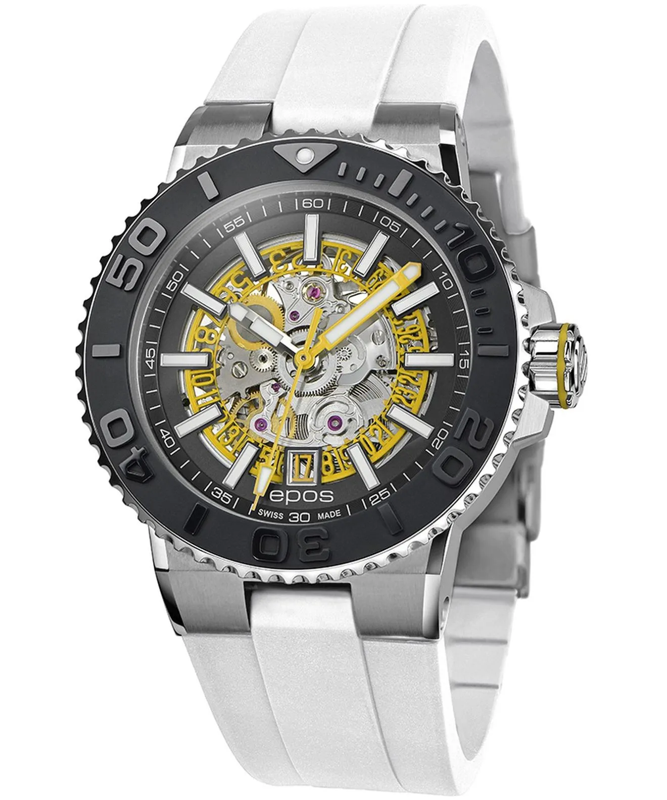 Orologio da Uomo Epos Sportive Diver Skeleton Automatic 3441.135.20.15.50