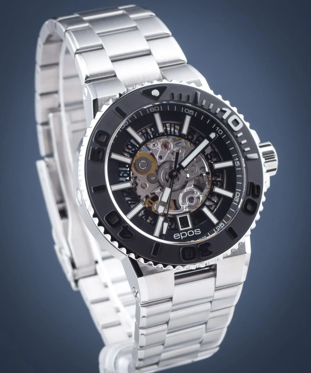Orologio da Uomo Epos Sportive Diver Skeleton Automatic 3441.135.25.15.30