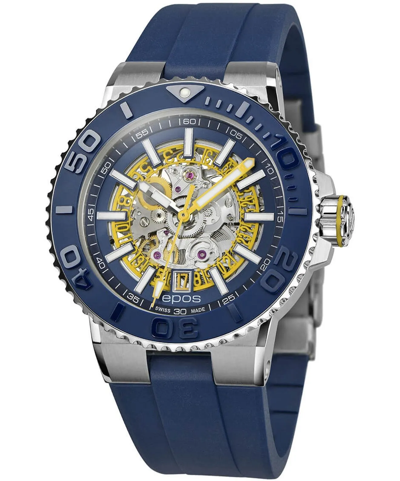Orologio da Uomo Epos Sportive Diver Skeleton Automatic 3441.135.96.16.56